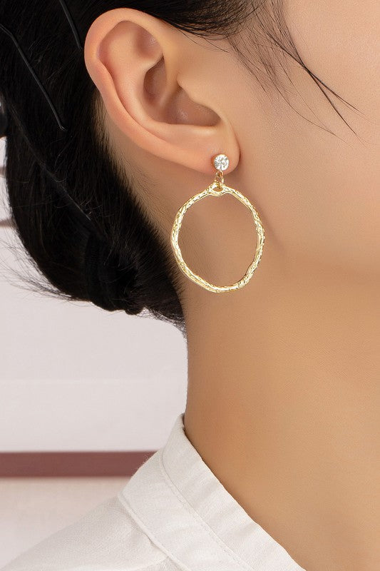 Hoop Drop Earrings