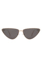 Retro Tinted Flat Lens Fashion Cat Eye Sunglasses