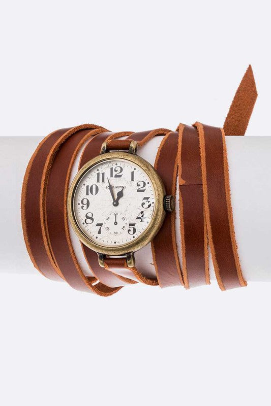 Wrap Around Bracelet Fashion Watch