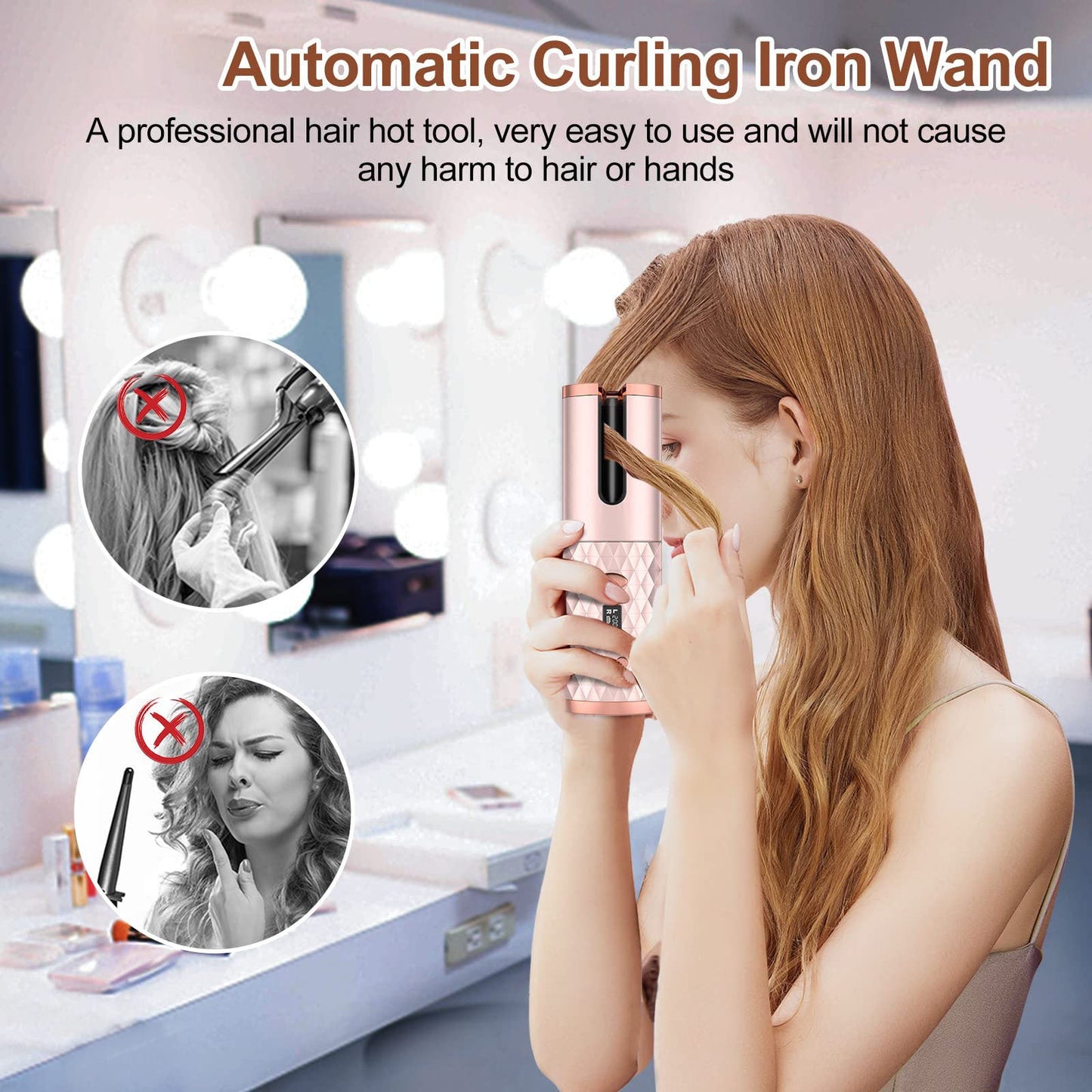 Portable Automatic Hair Curler