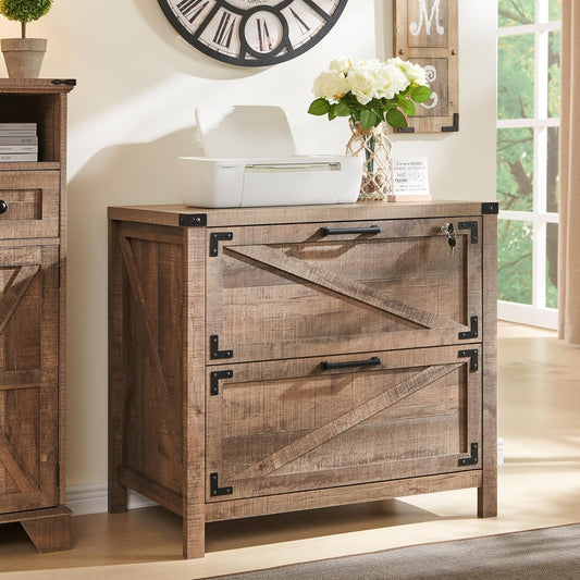 2-Drawer Farmhouse Filing Cabinet