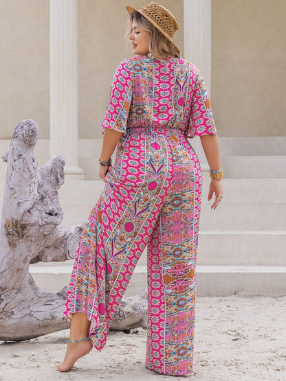 Plus Size Wide Leg Jumpsuit