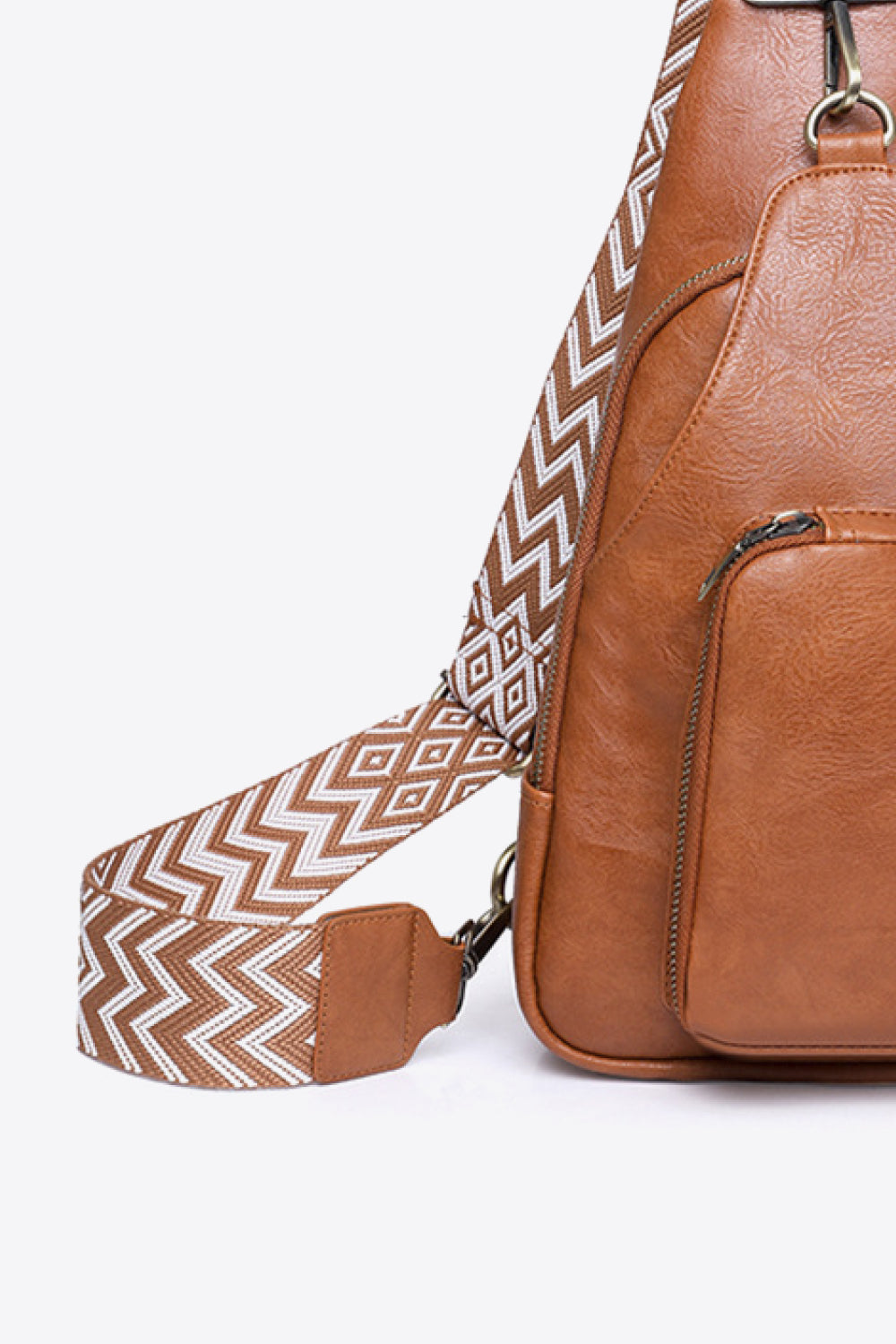 Adored Take A Trip PU Leather Sling Bag