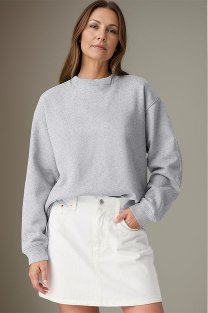 Round Neck Long Sleeve Sweatshirt