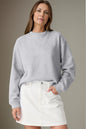 Round Neck Long Sleeve Sweatshirt