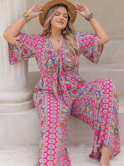 Plus Size Wide Leg Jumpsuit