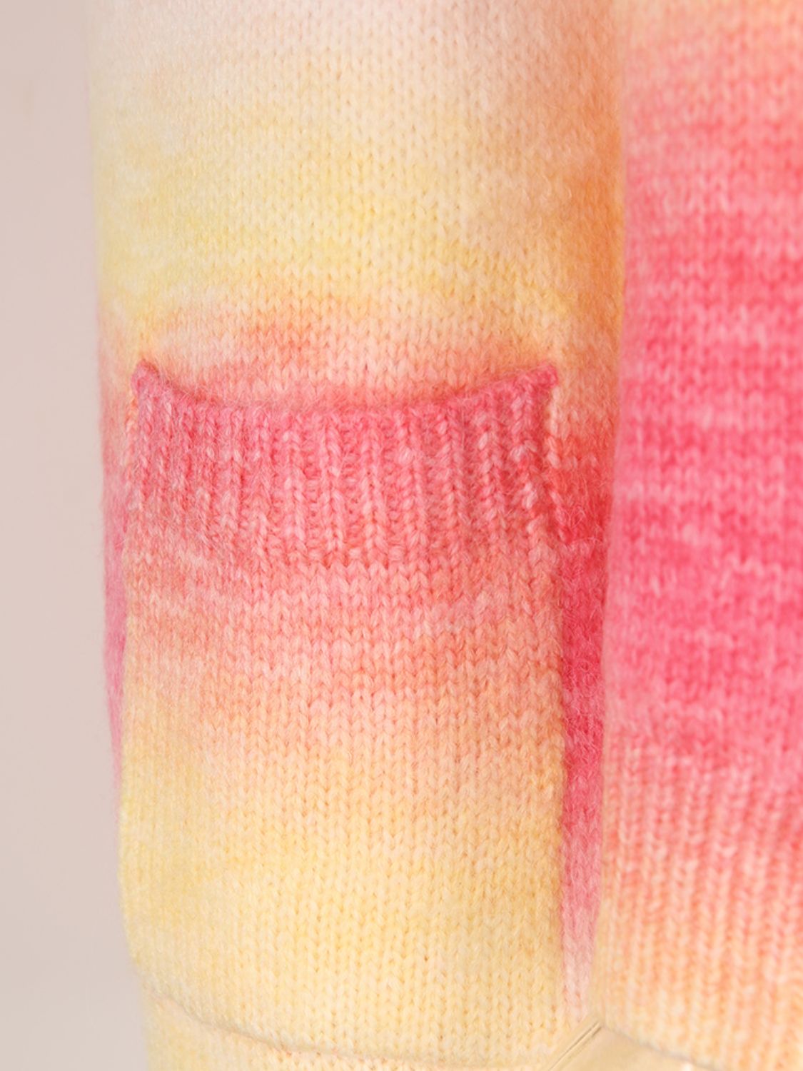 Angel Wings Open Front Gradient Cardigan