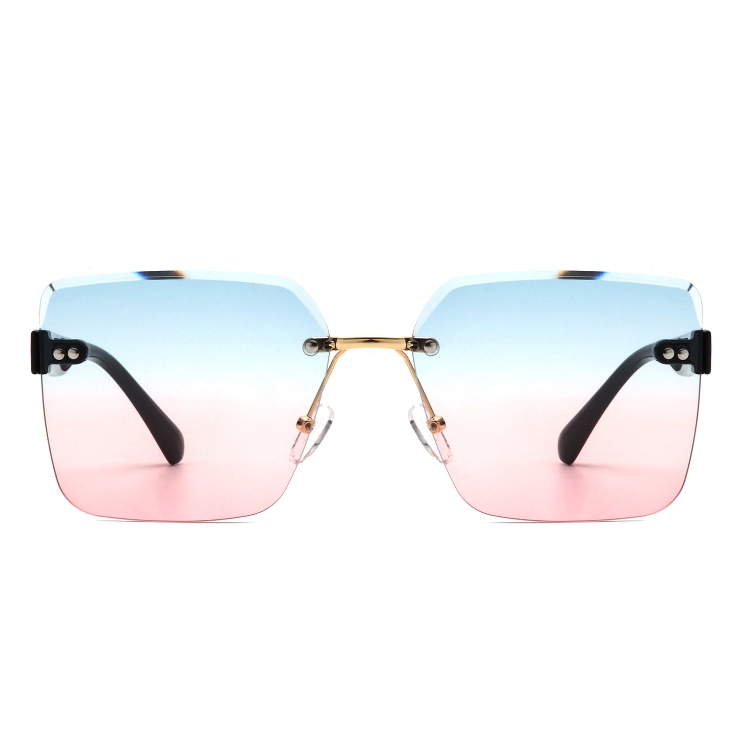 Orbit - Women's Rimless Tinted Square Fashion Sunglasses