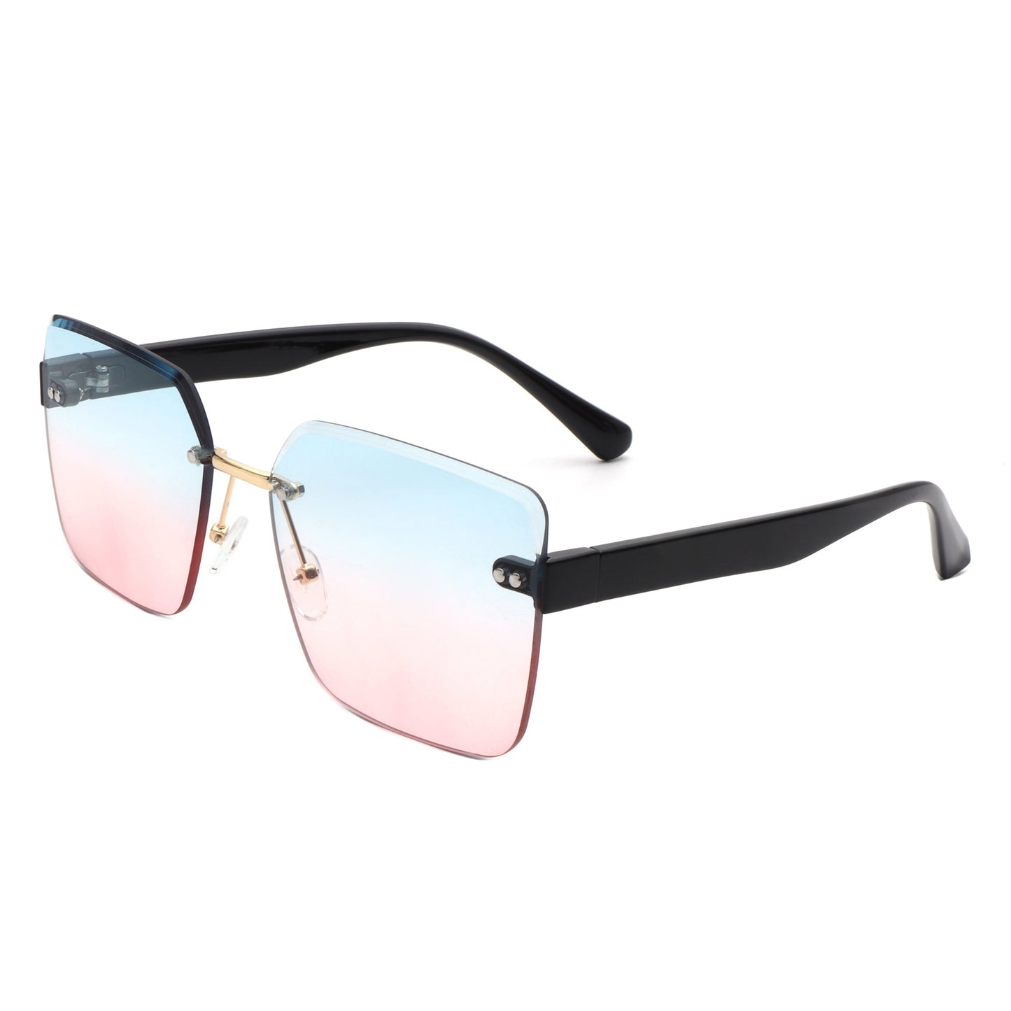 Orbit - Women's Rimless Tinted Square Fashion Sunglasses