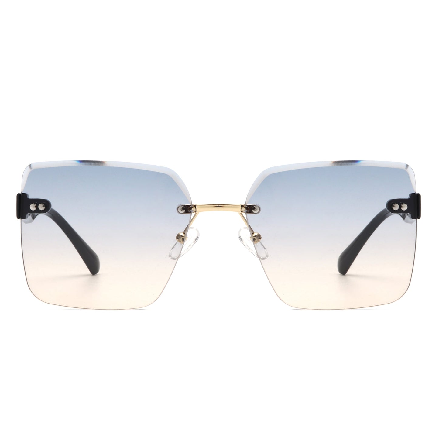 Orbit - Women's Rimless Tinted Square Fashion Sunglasses