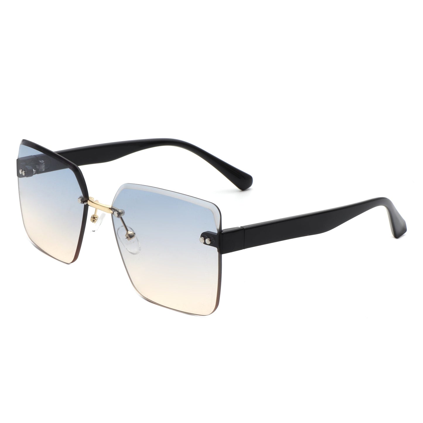 Orbit - Women's Rimless Tinted Square Fashion Sunglasses