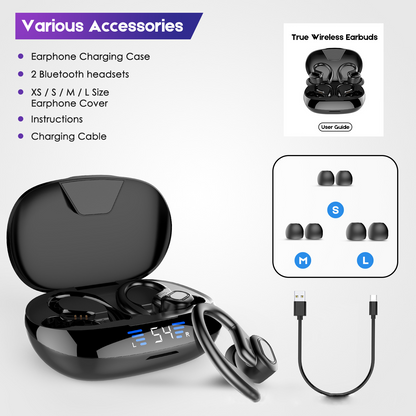 LED Display TWS Sport Bluetooth V5.0 Headset