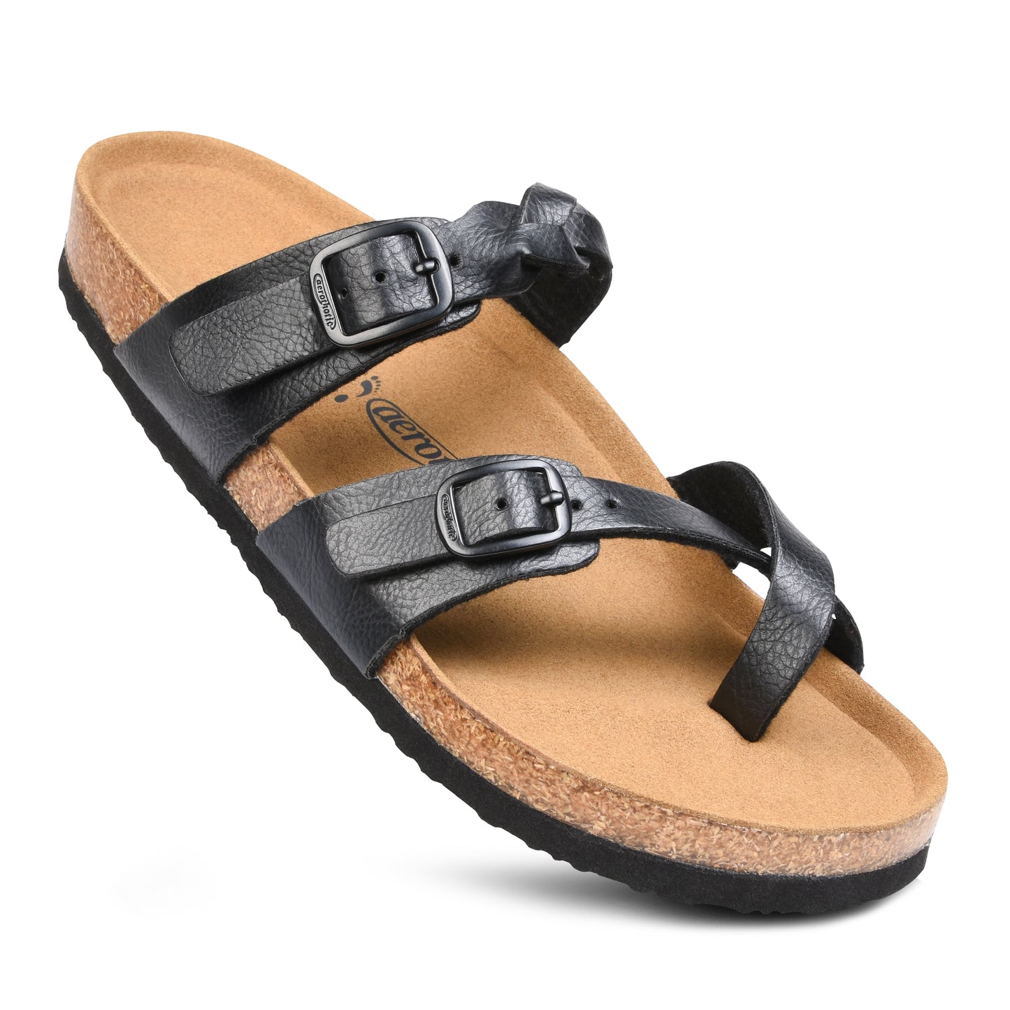 Aerothotic Irenic Soft Footbed Strappy Slide Sandals