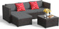 Outdoor Patio Furniture Sets All Weather Outdoor Sofa PE Garden