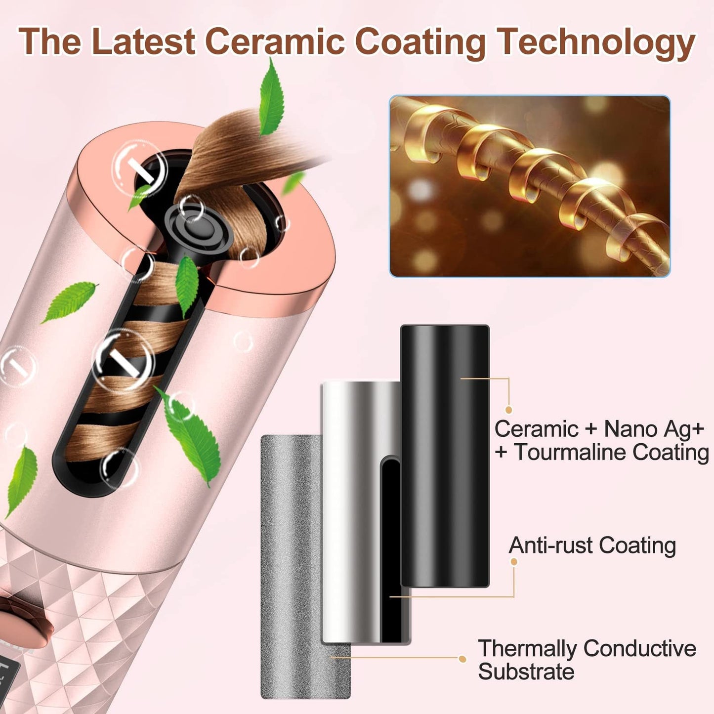 Portable Automatic Hair Curler