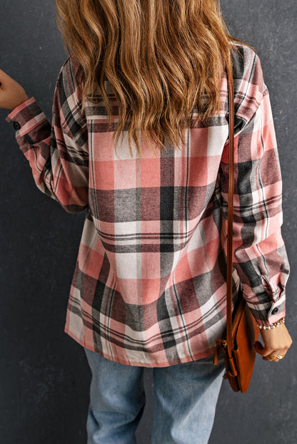 Double Take Plaid Shirt