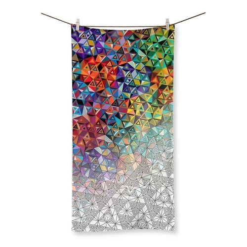 Geometric Beach Towel
