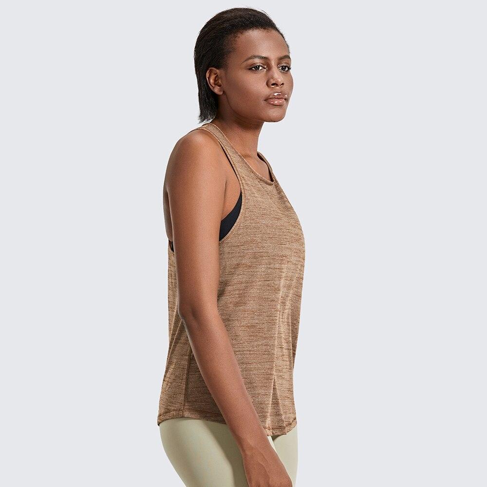 Womens Lightweight Heather Workout Tank Tops Athletic Tops Sleeveless