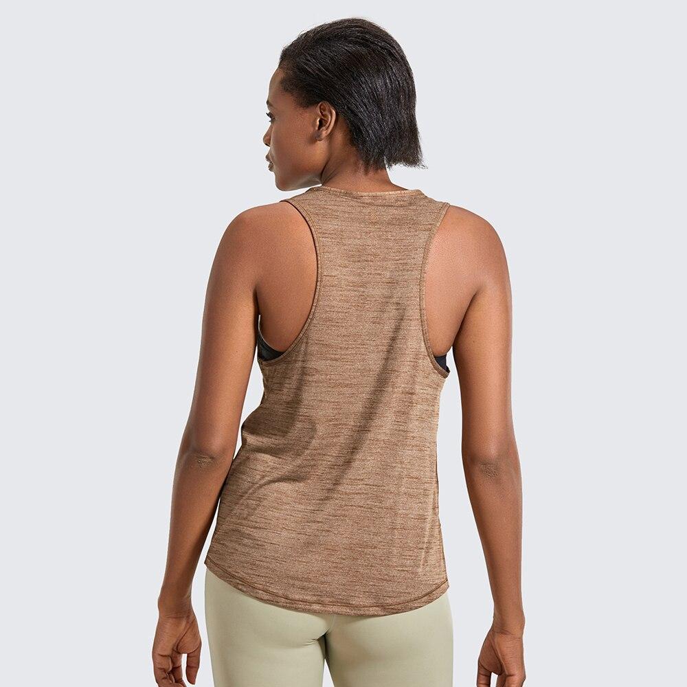 Womens Lightweight Heather Workout Tank Tops Athletic Tops Sleeveless