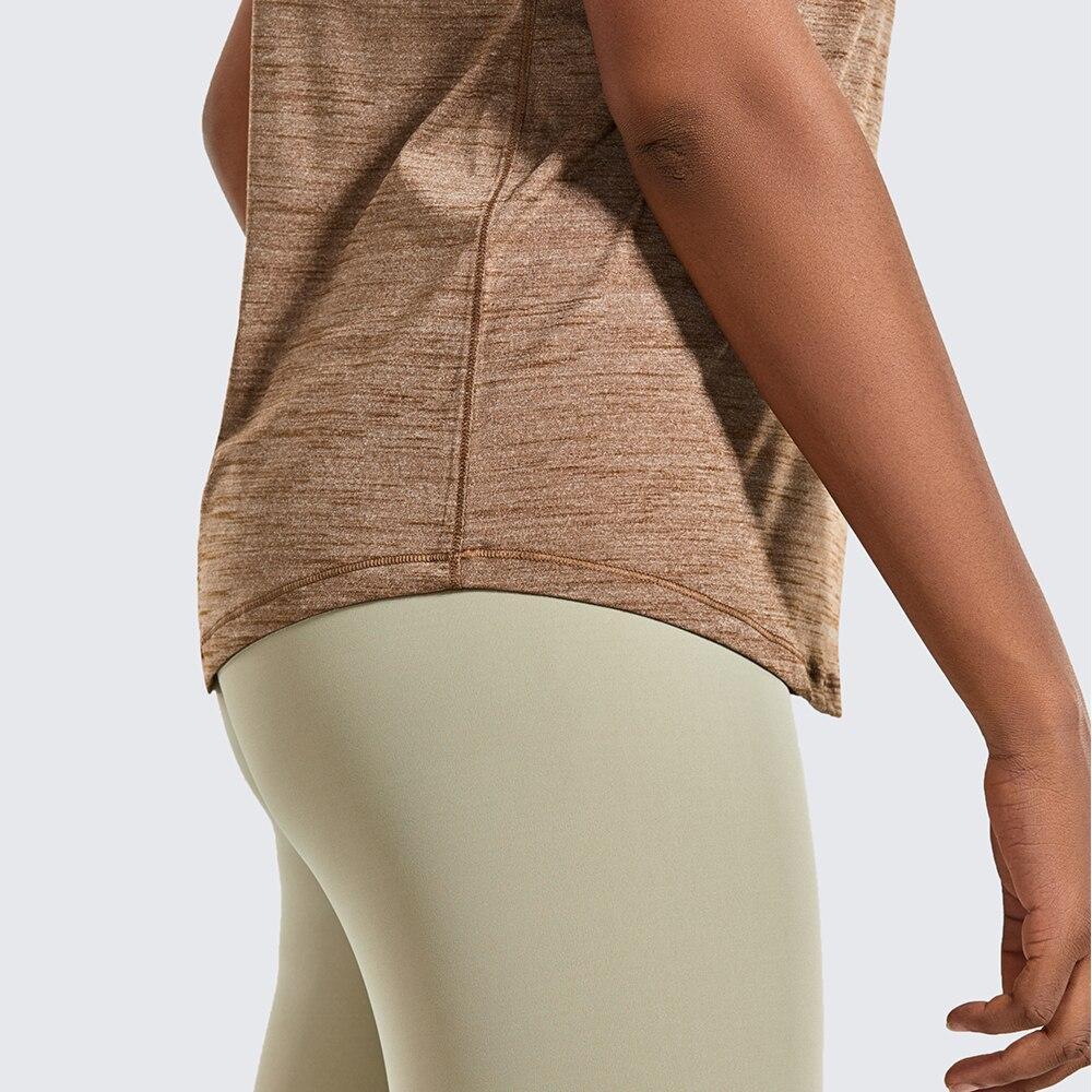 Womens Lightweight Heather Workout Tank Tops Athletic Tops Sleeveless