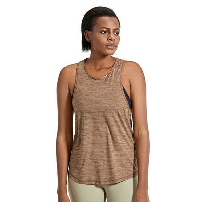 Womens Lightweight Heather Workout Tank Tops Athletic Tops Sleeveless